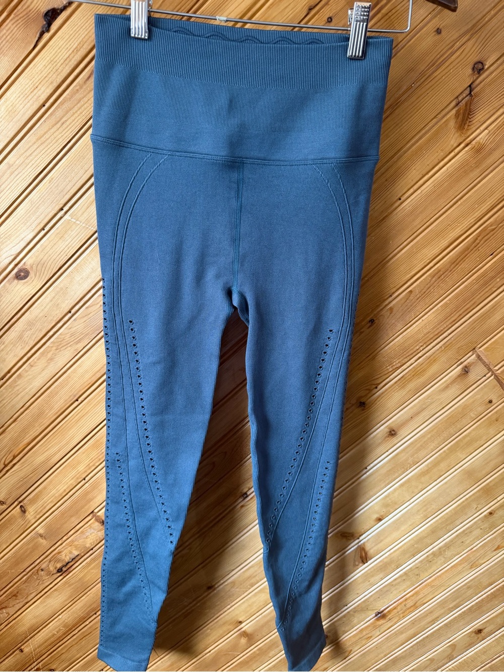 Spiritual Gangster High-Waist Slate Blue Performance Leggings XS/S